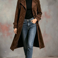 Amelia | Elegant and Effortless Longline Trench Coat