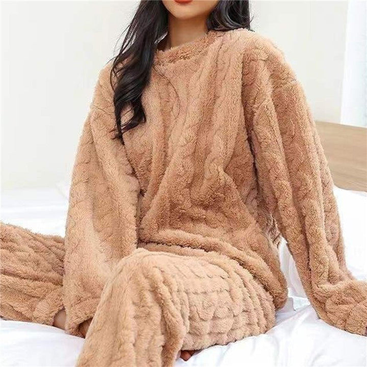Maria | Fleece Pajama Set for Cozy Relaxation