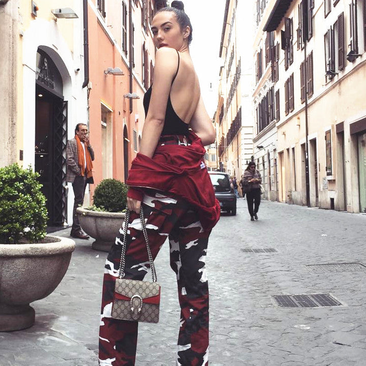 Maya | Trendy And Comfortable Camouflage Cargo Pants