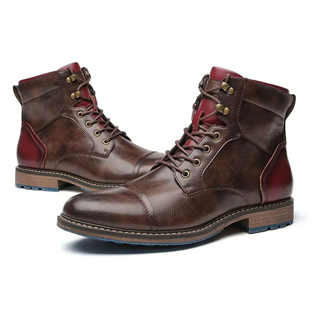 Victor | Premium Orthopedic Leather Oxford Men Boots