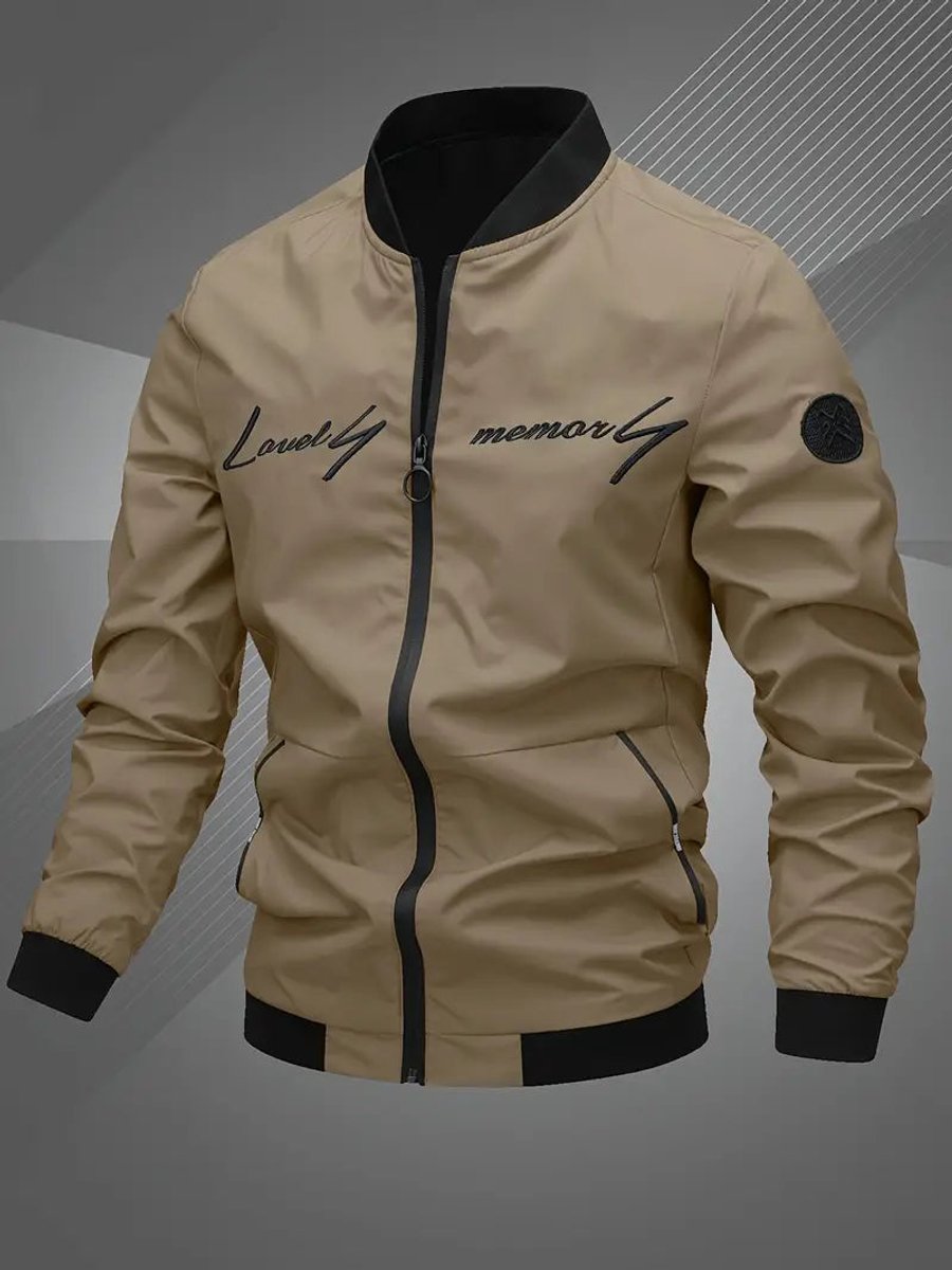 Oliver | Modern And Casual Athletic Bomber Jacket