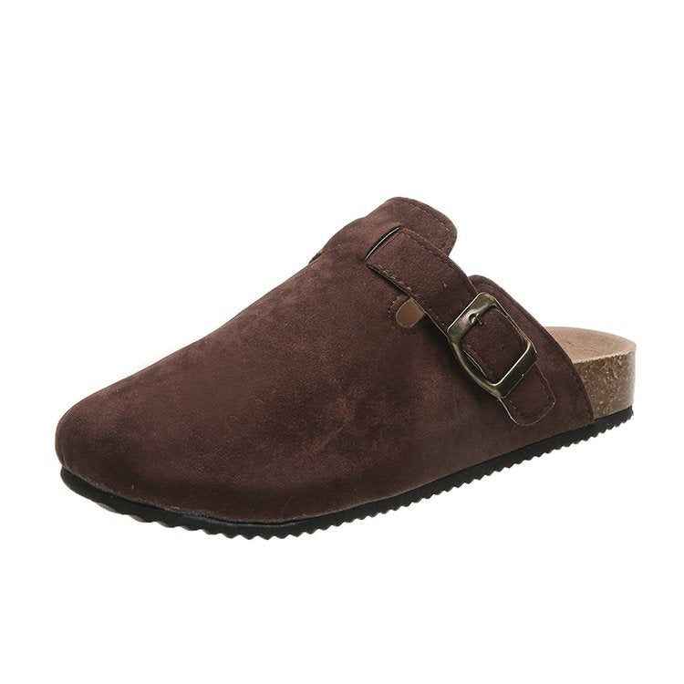 Amelia | Mule eleganti e confortevoli in pelle con fibbia