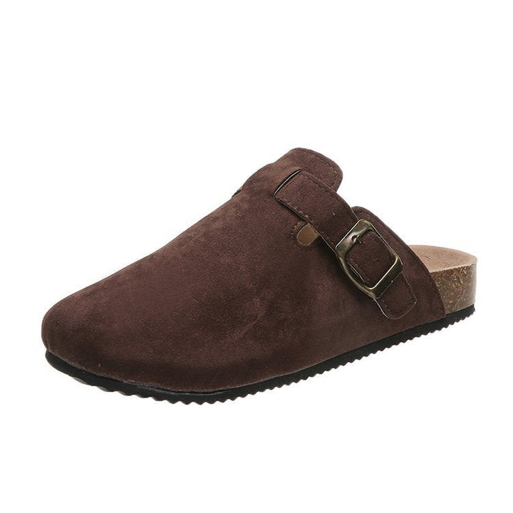 Amelia | Mule eleganti e confortevoli in pelle con fibbia
