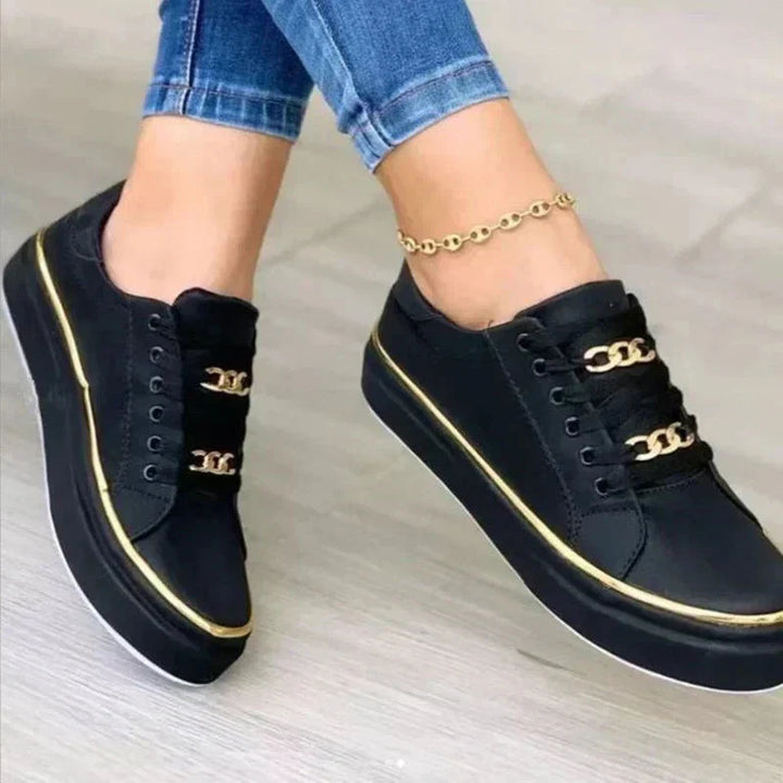 Lydia | Modern And Durable Orthopedic Lace Up Sneakers