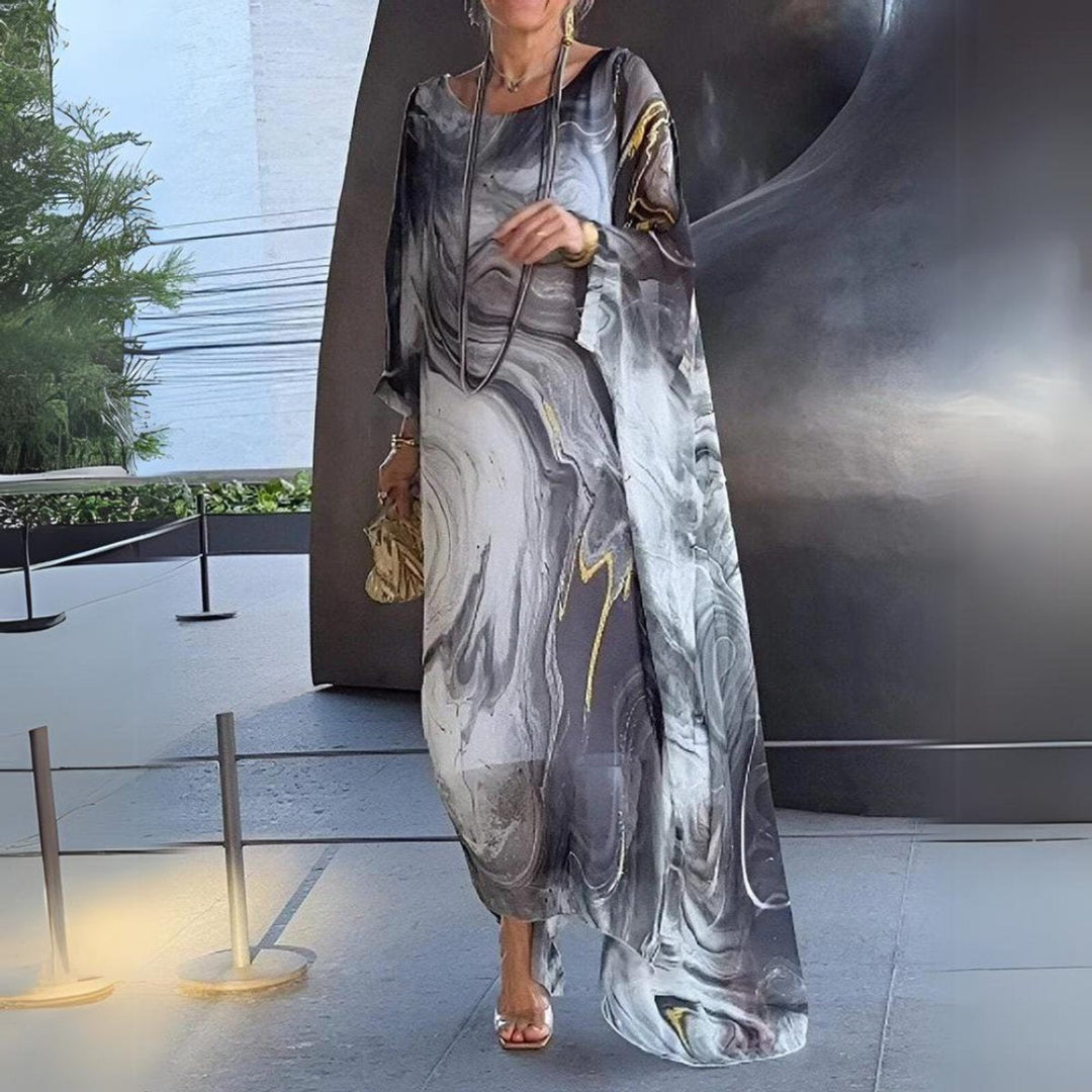 Sofia | Comfortable and Flowing Long Sleeved Maxi Dress