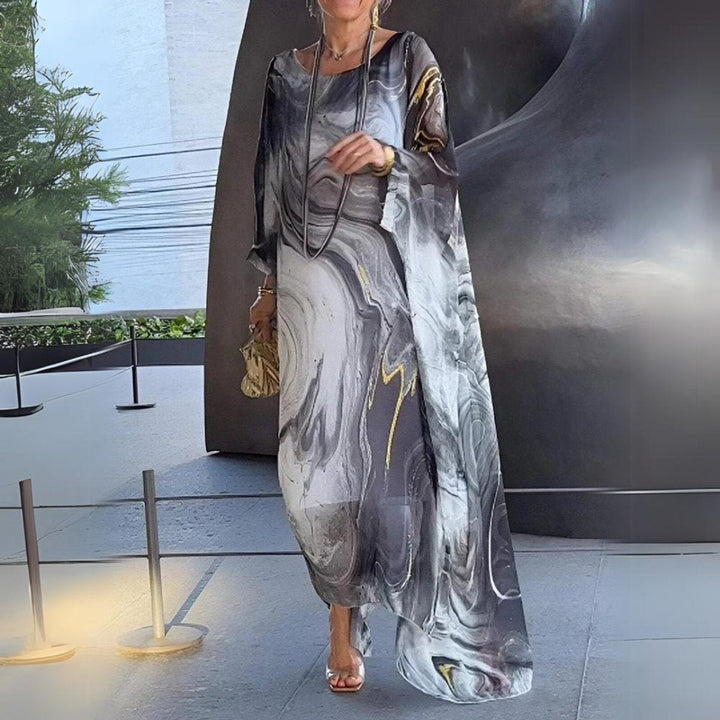 Sofia | Comfortable and Flowing Long Sleeved Maxi Dress