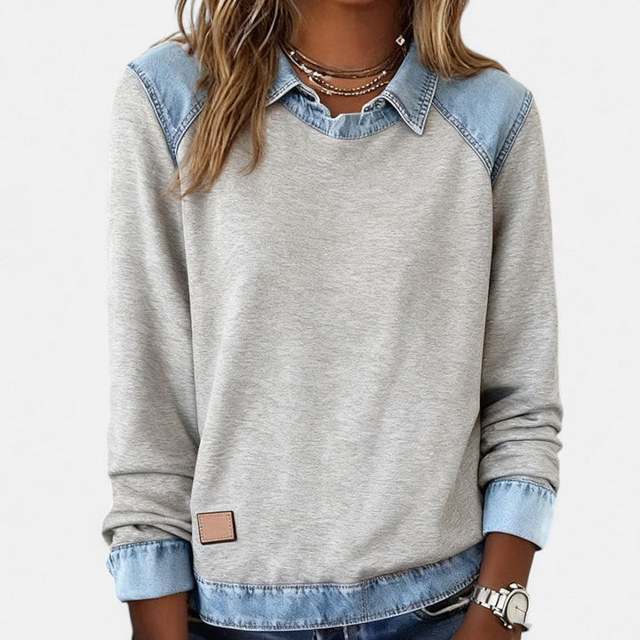 Luna | Modern And Comfortable Long-Sleeve Knit Sweatshirt