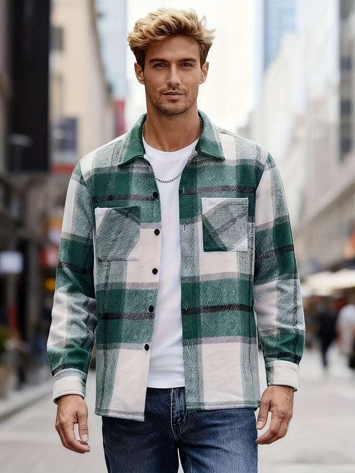 Corbin | Check Overshirt – Rugged Layering Style for Men