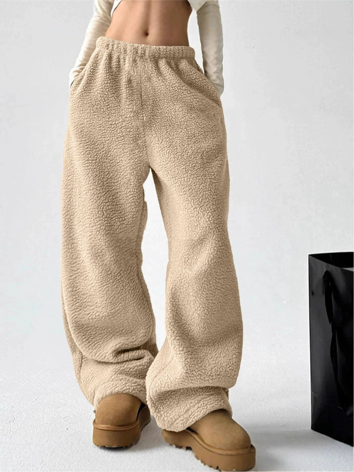 Woven | Fleece Pants – Relaxed Fit for Women