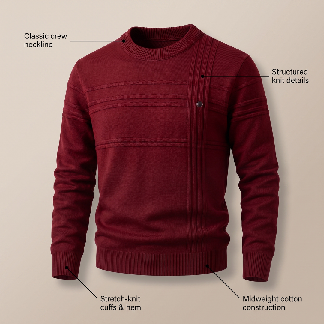 Harrington | Premium Sweater – Clean Design voor Heren